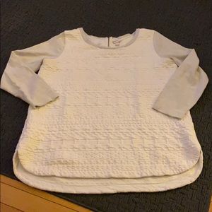 Merona Knit Top with Thermal Sleeves